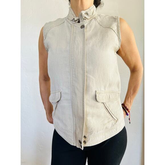 Michael Stars Tan Vest - Picture 2 of 7